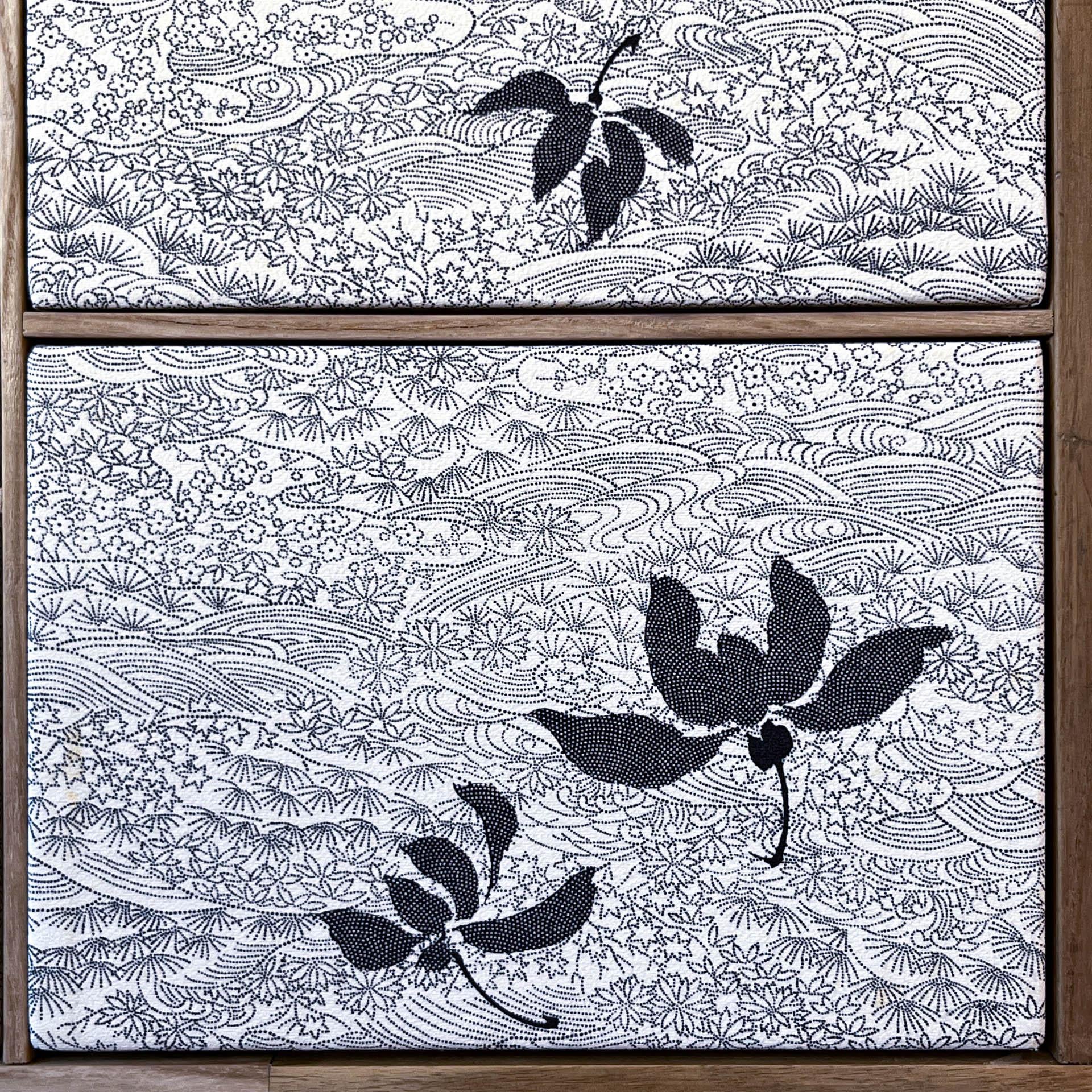 Antique kimono textile art 