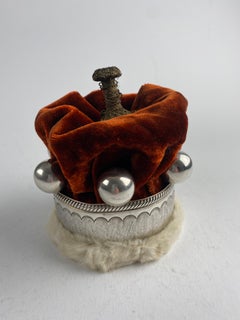 Antique: King Edward VII solid silver coronet crown 1903