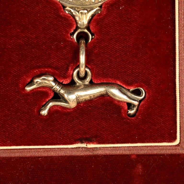 Antique King's Silver Messenger Badge at 1stDibs