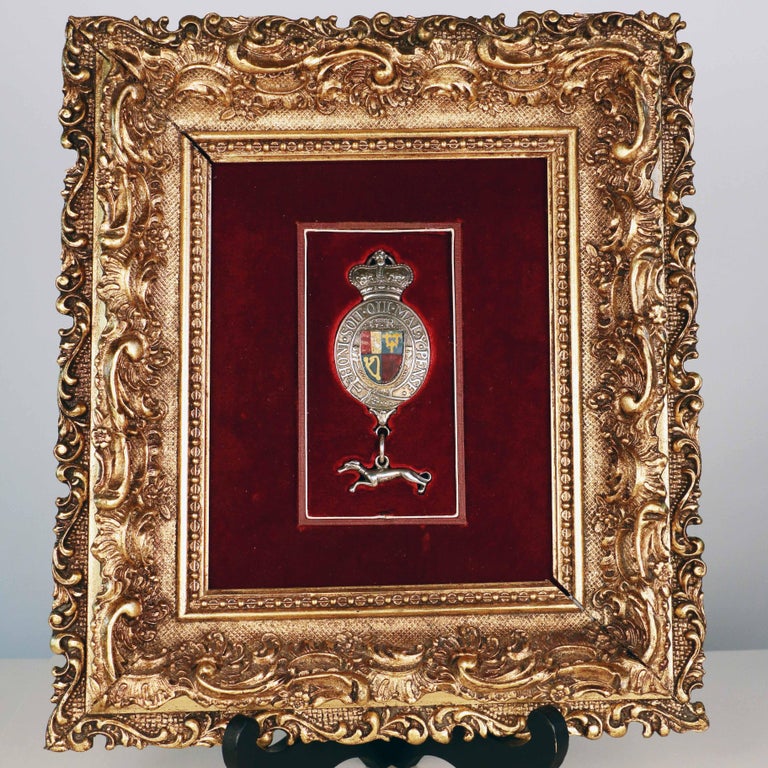 Antique King's Silver Messenger Badge at 1stDibs