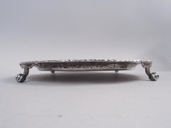 Antique Kirk Baltimore Repousse Tower & Flower Pictorial Salver