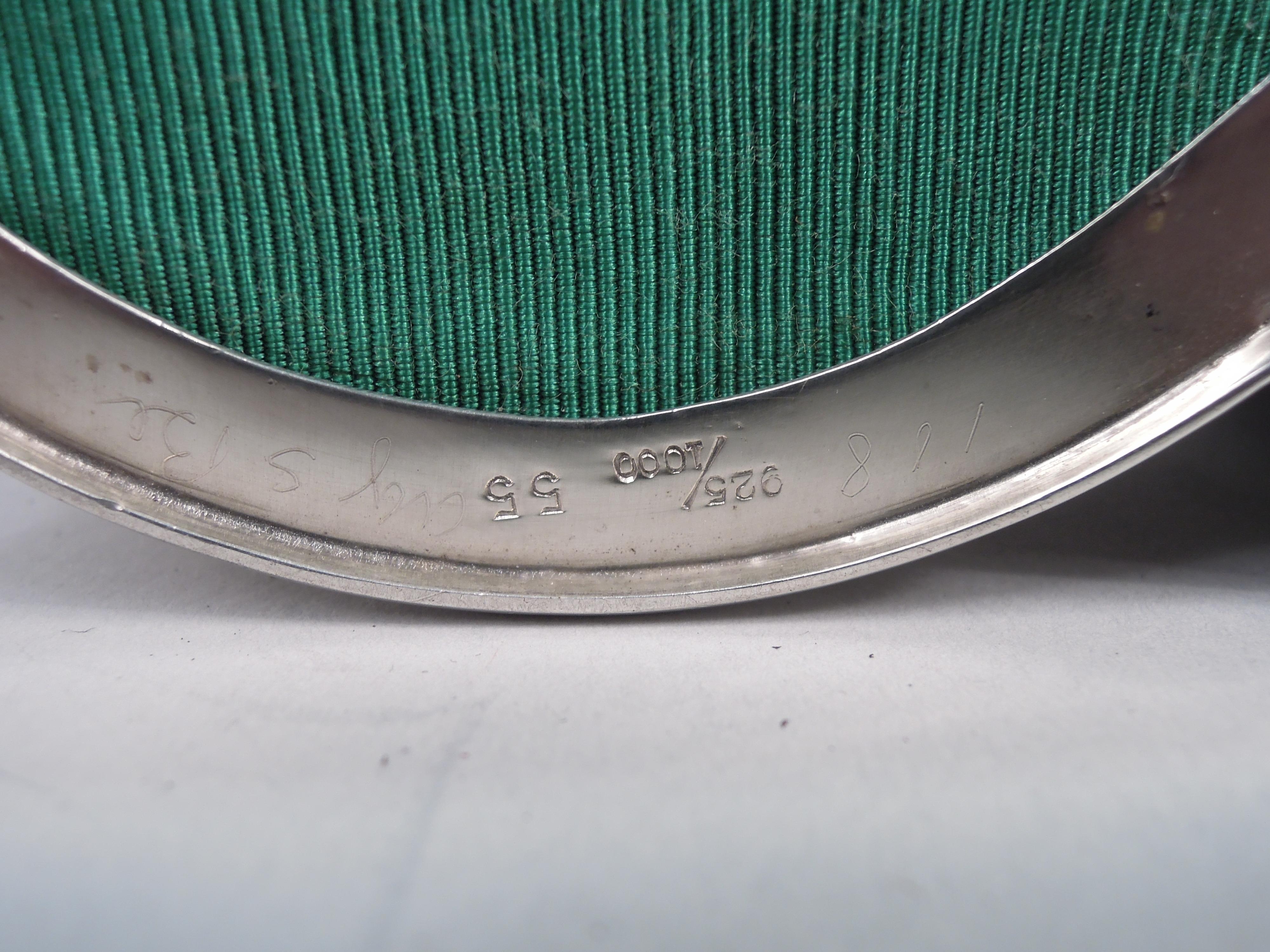 Antike Kirk Edwardian Baltimore Repousse Herz Nadelkissen Box 3