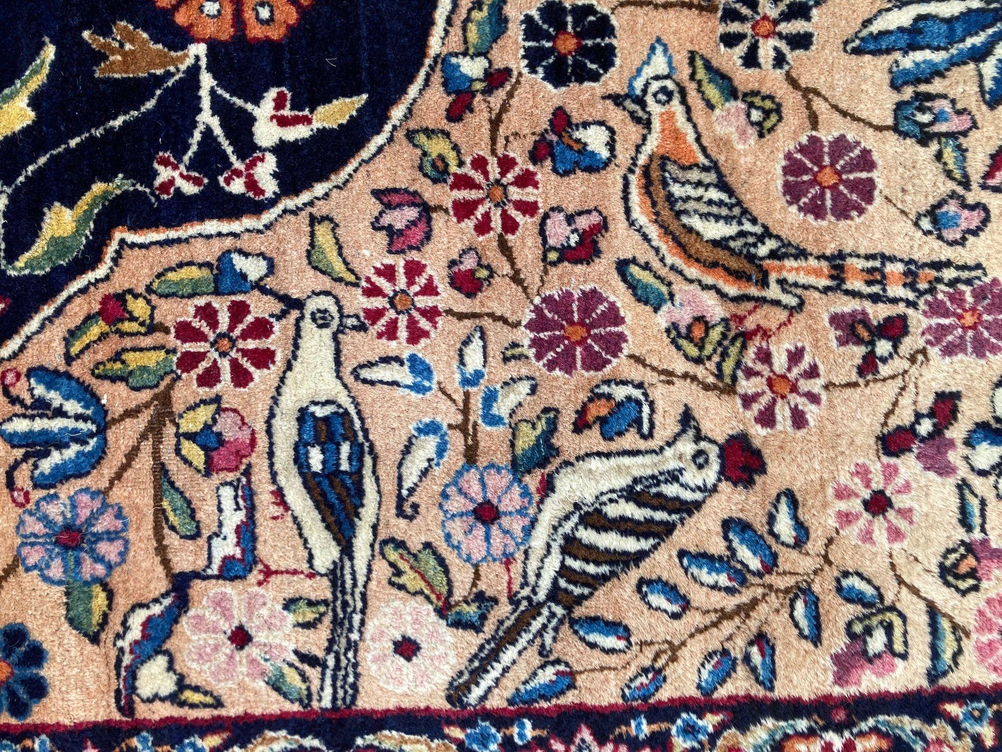 Antique Kirman Lavar Carpet For Sale 6