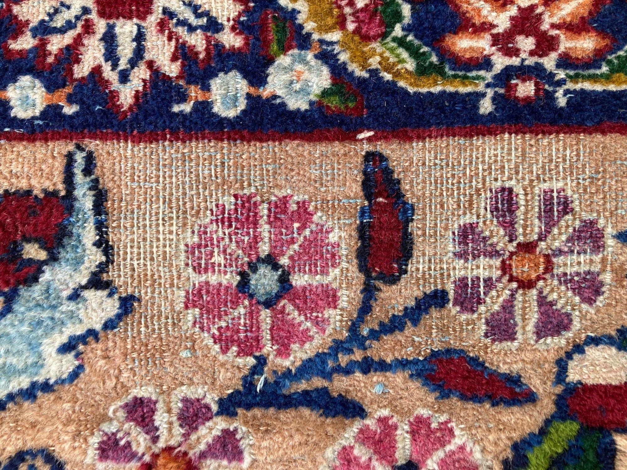 Antique Kirman Lavar Carpet For Sale 11