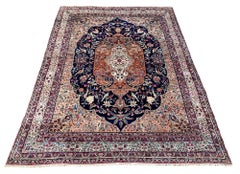 Antique Kirman Lavar Carpet 4.18m x 3.10m