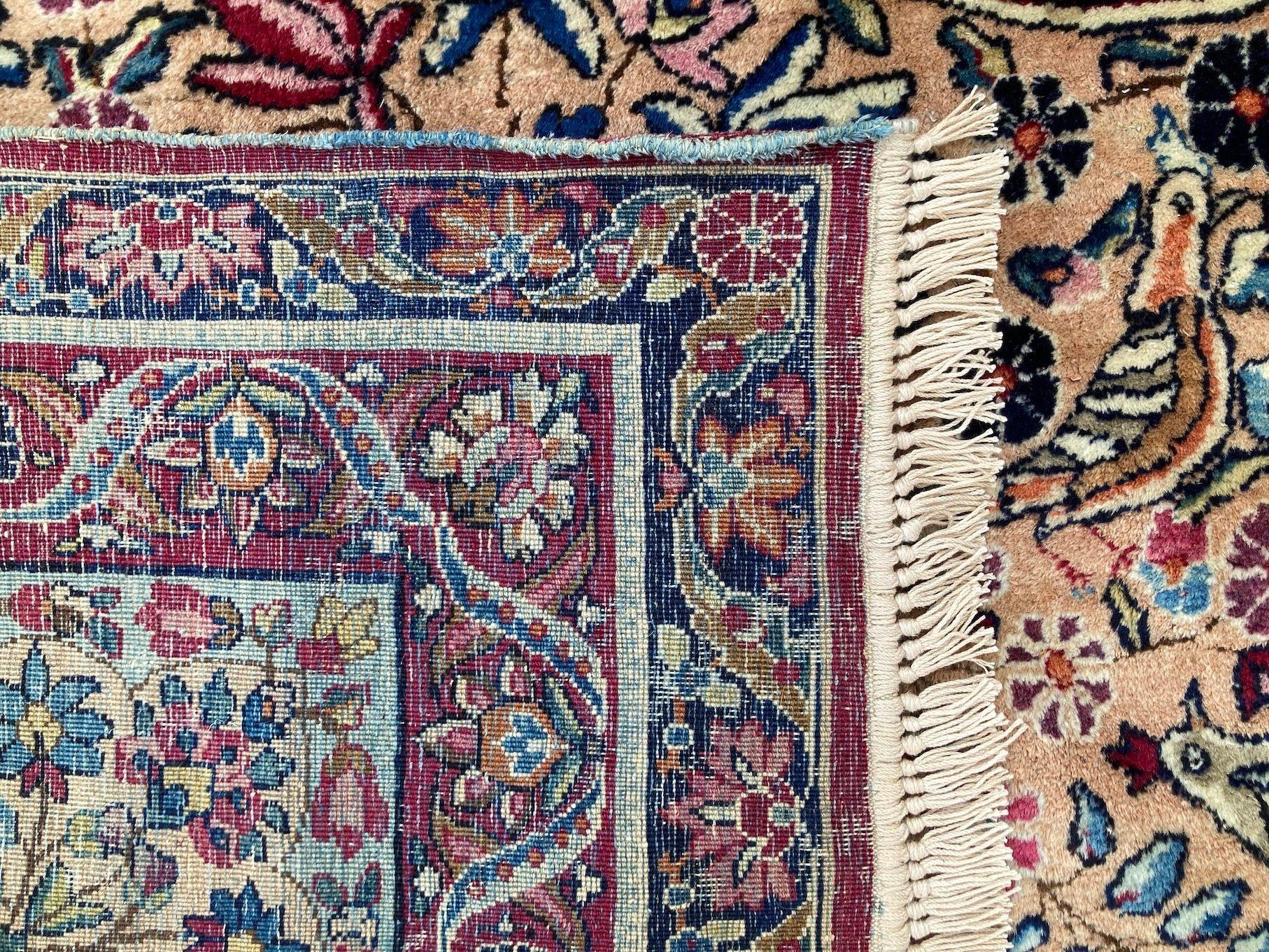 Antique Kirman Lavar Carpet For Sale 4