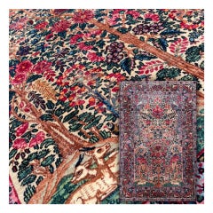 Used Kirman Laver Rug