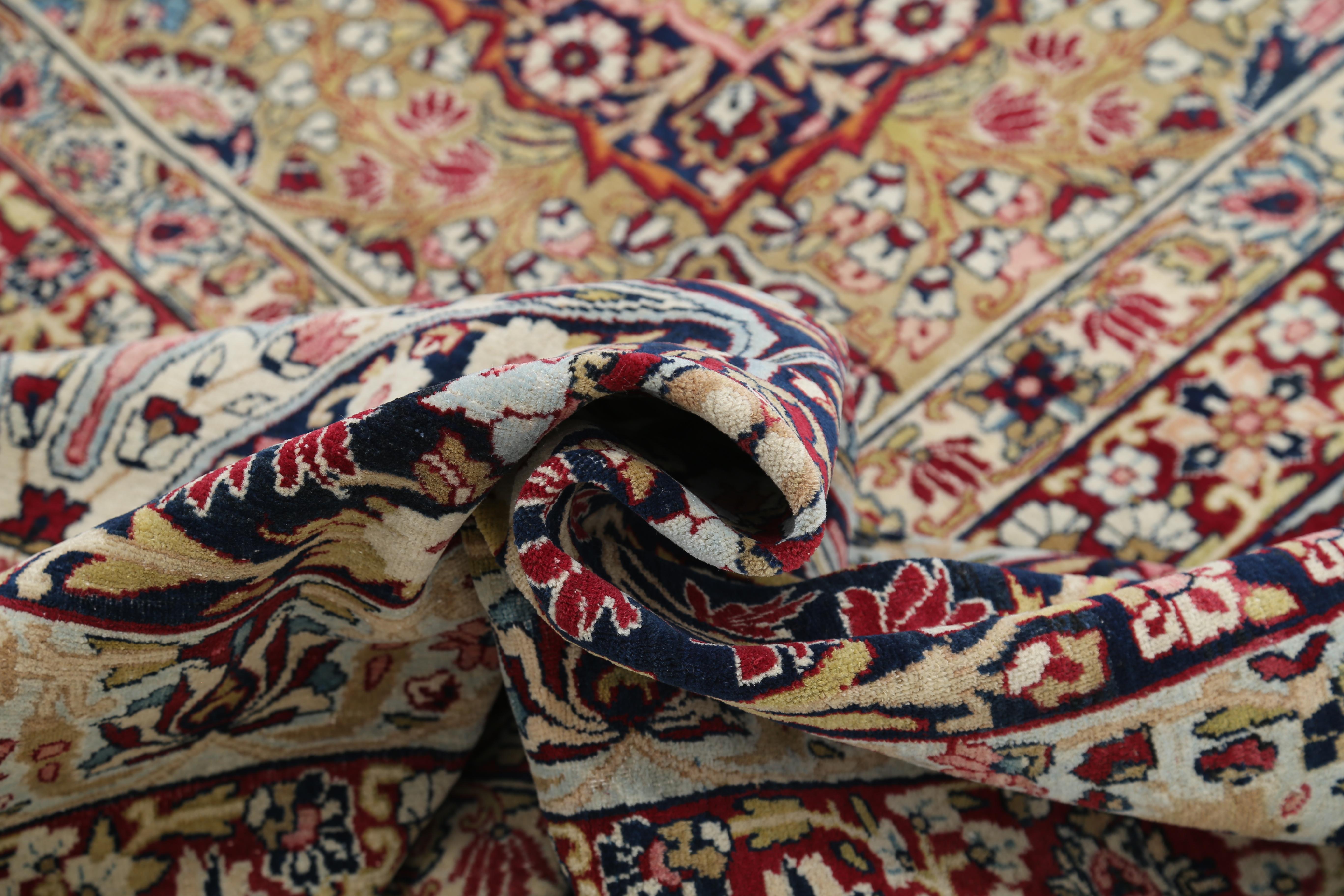 Antiker persischer KirmanShah/Laver Kirman-Teppich  im Angebot 2