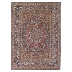 Antique KirmanShah/Laver Kirman Persian carpet 