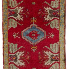 Antique Kirsehir Yastik Rug, Central Anatolia, Turkey