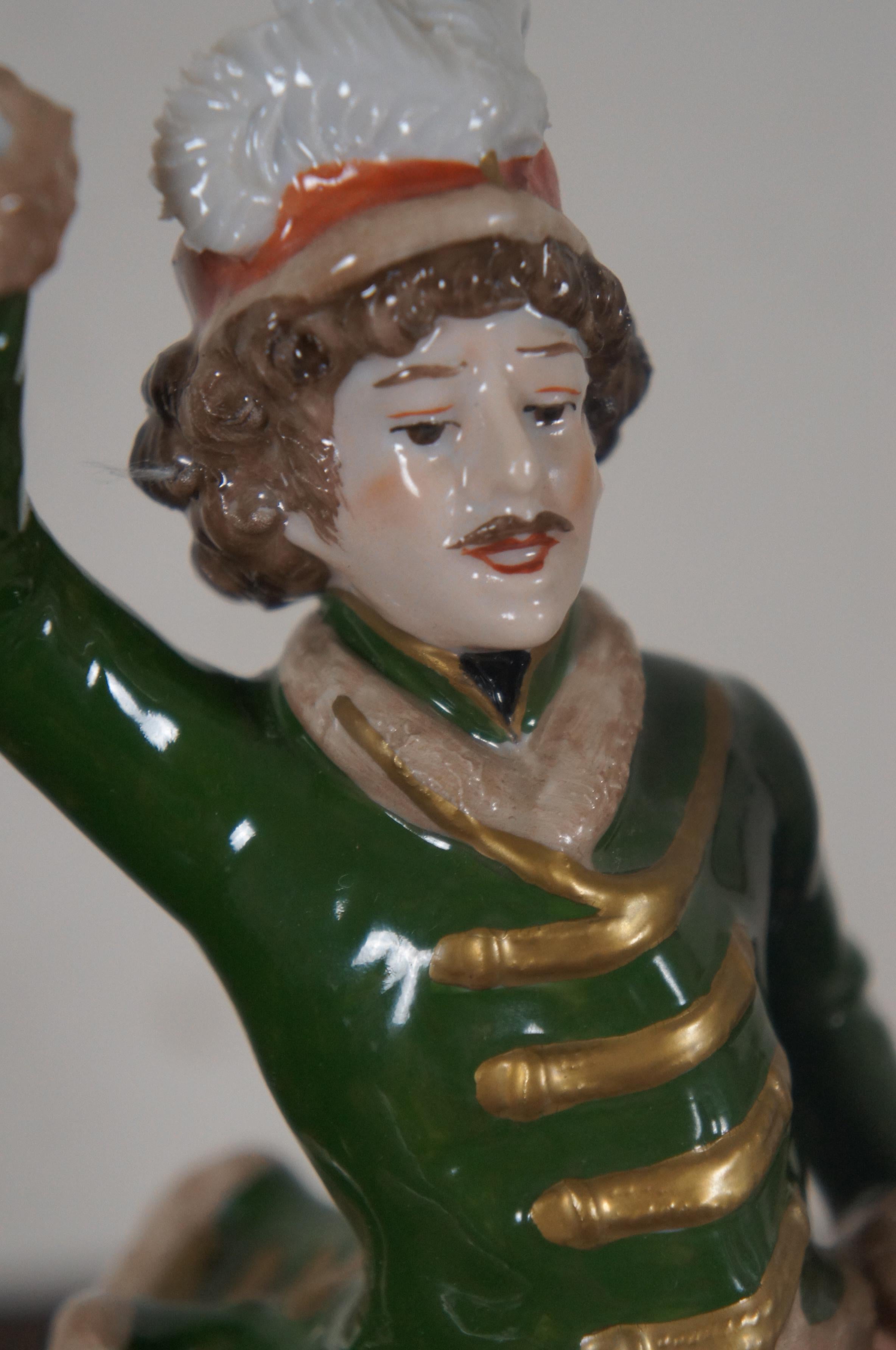 Antique Kister Porcelain Joachim Murat Figurine French Revolution Statue 3