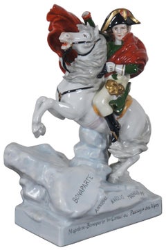 Antique Kister Porcelain Napoleon Bonaparte Figurine French Revolution Statue
