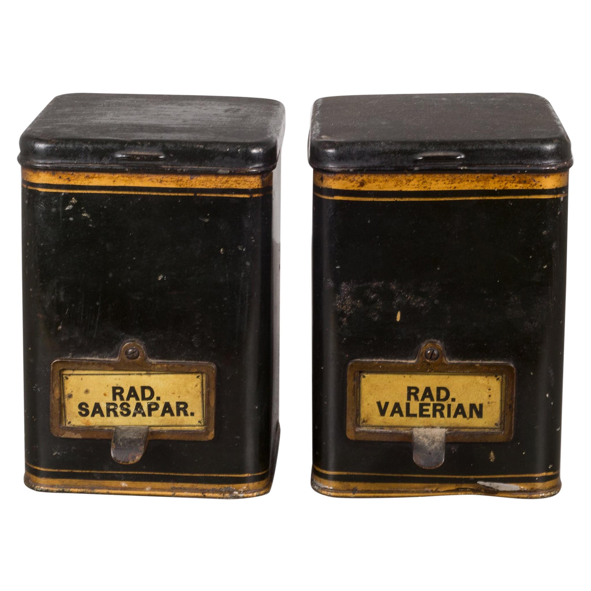 Antique Kitchen Canisters, circa 1940