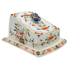 Antique Kitchen Cheese Keeper, English, Ceramic, Butter Dish, Edwardian, C.1910