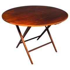 Antique Kitchen Garden Table, English, Folding, Coaching, Occasional, Victorian