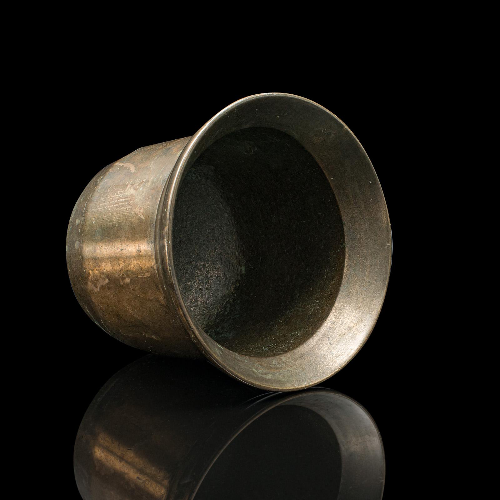 Antique Kitchen Mortar & Pestle, English, Bronze, Apothecary, Chemist, Georgian For Sale 2