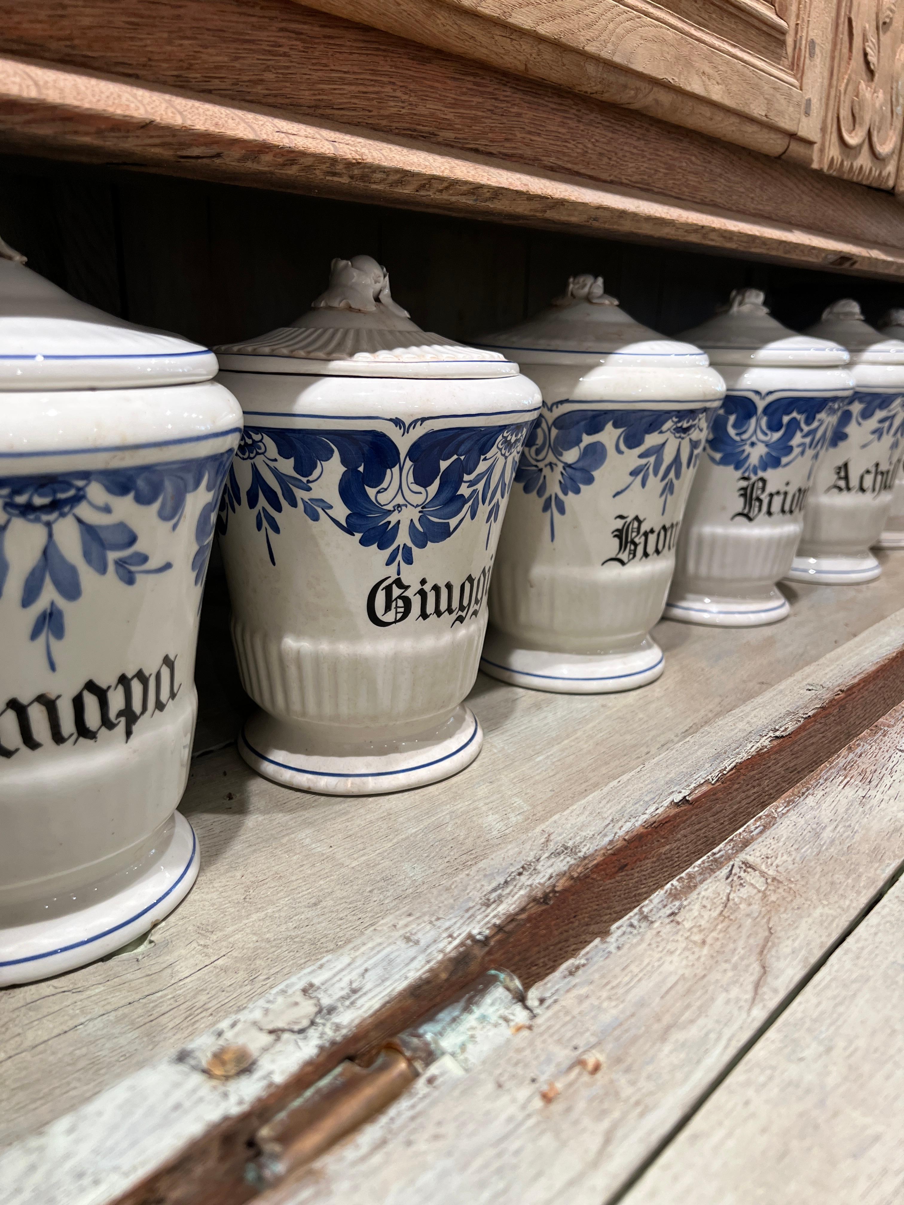 Antique Kitchen or Apothecary Jars In Fair Condition In New Orleans, LA