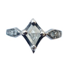 Antique Kite Diamond Art Deco Inspired Ring in Gold