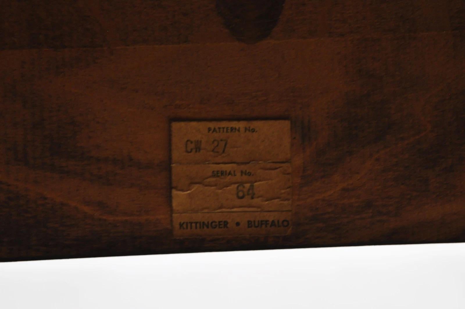 Ancienne table Pembroke à abattant en acajou Colonial Williamsburg CW-27 en vente 6