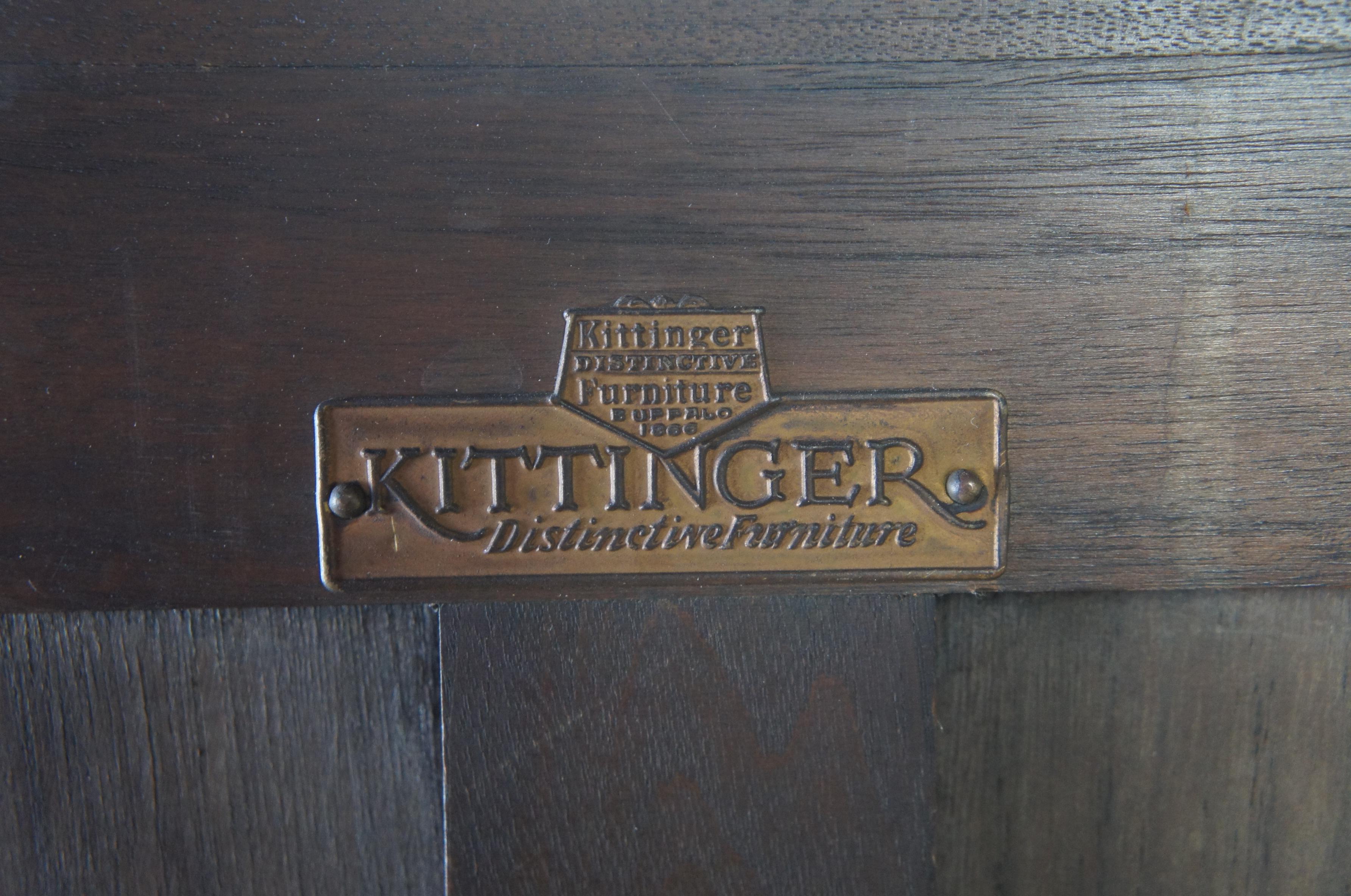 Antiquité - Kittinger Spanish Colonial Fall Front Secretary Desk Barley Twist en noyer en vente 4