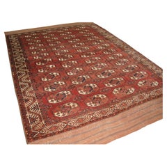 Antique Kizyl Ayak Ersari Turkmen Main Carpet