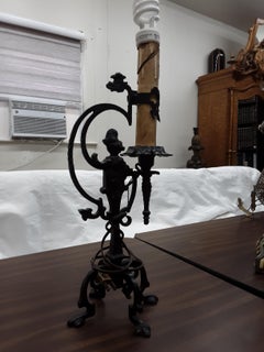 Antique Knight Lamp, circa 1945