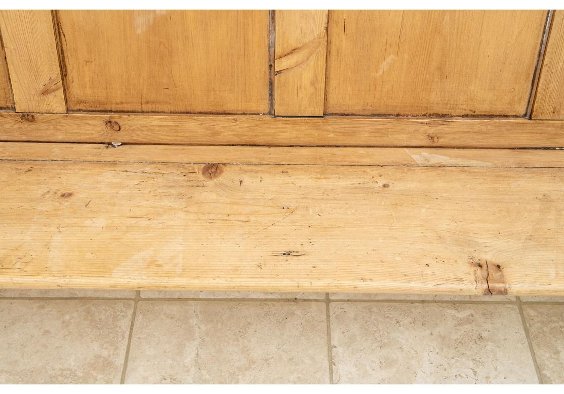 Rustic Antique Knotty Pine Bench For Sale