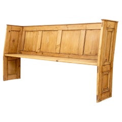 Antique Knotty Pine Bench