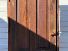 Antique Knotty Pine Cupboard, Rustic American Craftsman, 1900s