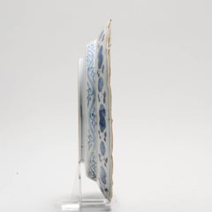 Antique Ko-Kutani Style Bakumatsu Edo Period Japanese Dish Arita, 19th Century