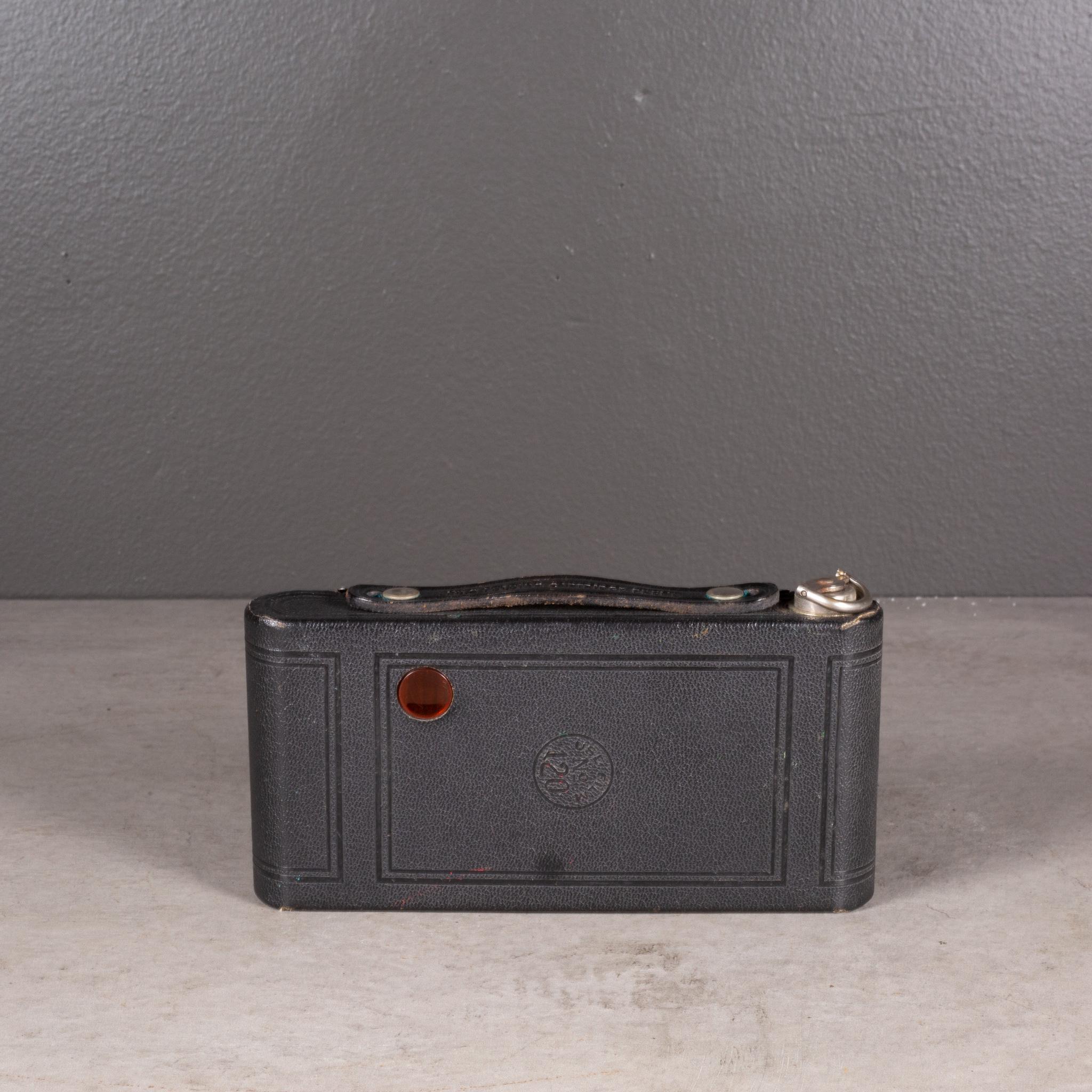 Leather Antique Kodak No. 2 Premo Folding Camera c.1916 (FREE SHIPPING) For Sale