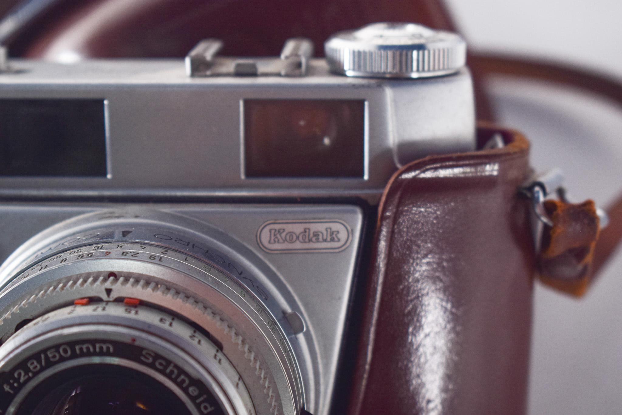 German Antique Kodak Retina III S Camera with Leather Case For Sale