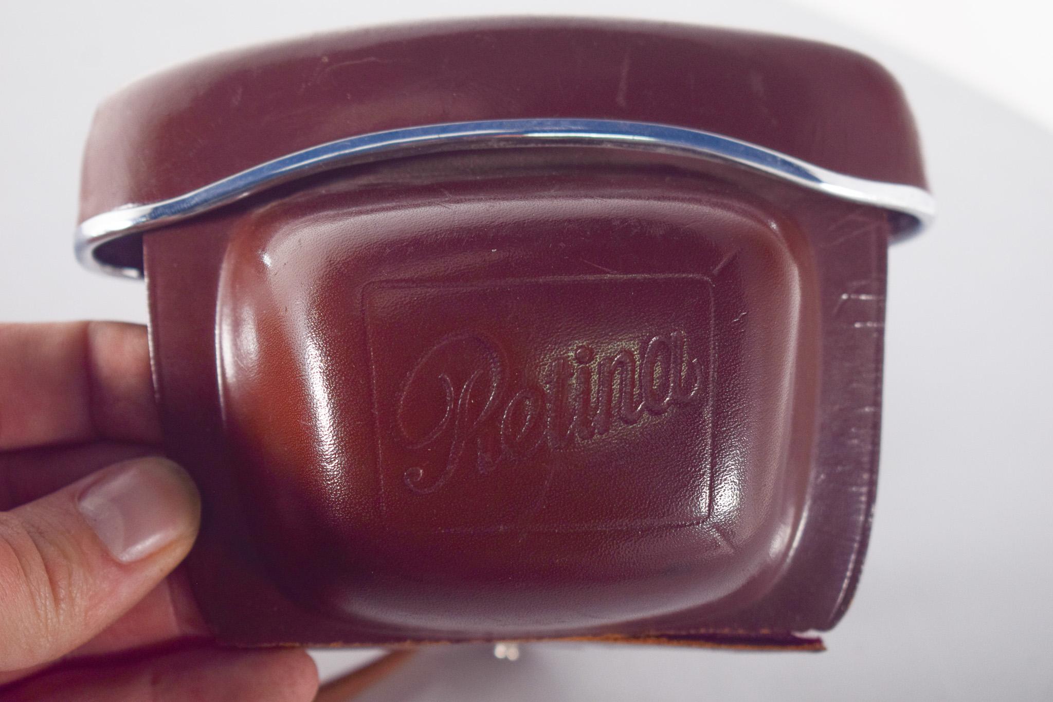 20th Century Antique Kodak Retina III S Camera with Leather Case For Sale