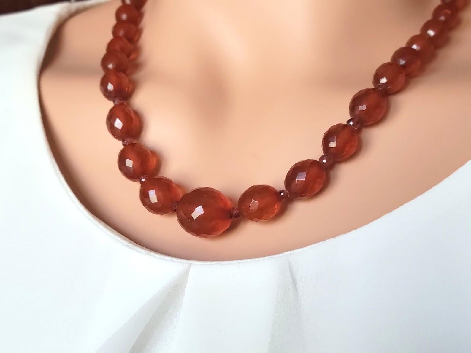 Bead Antique Königsberg Baltic Amber Necklace