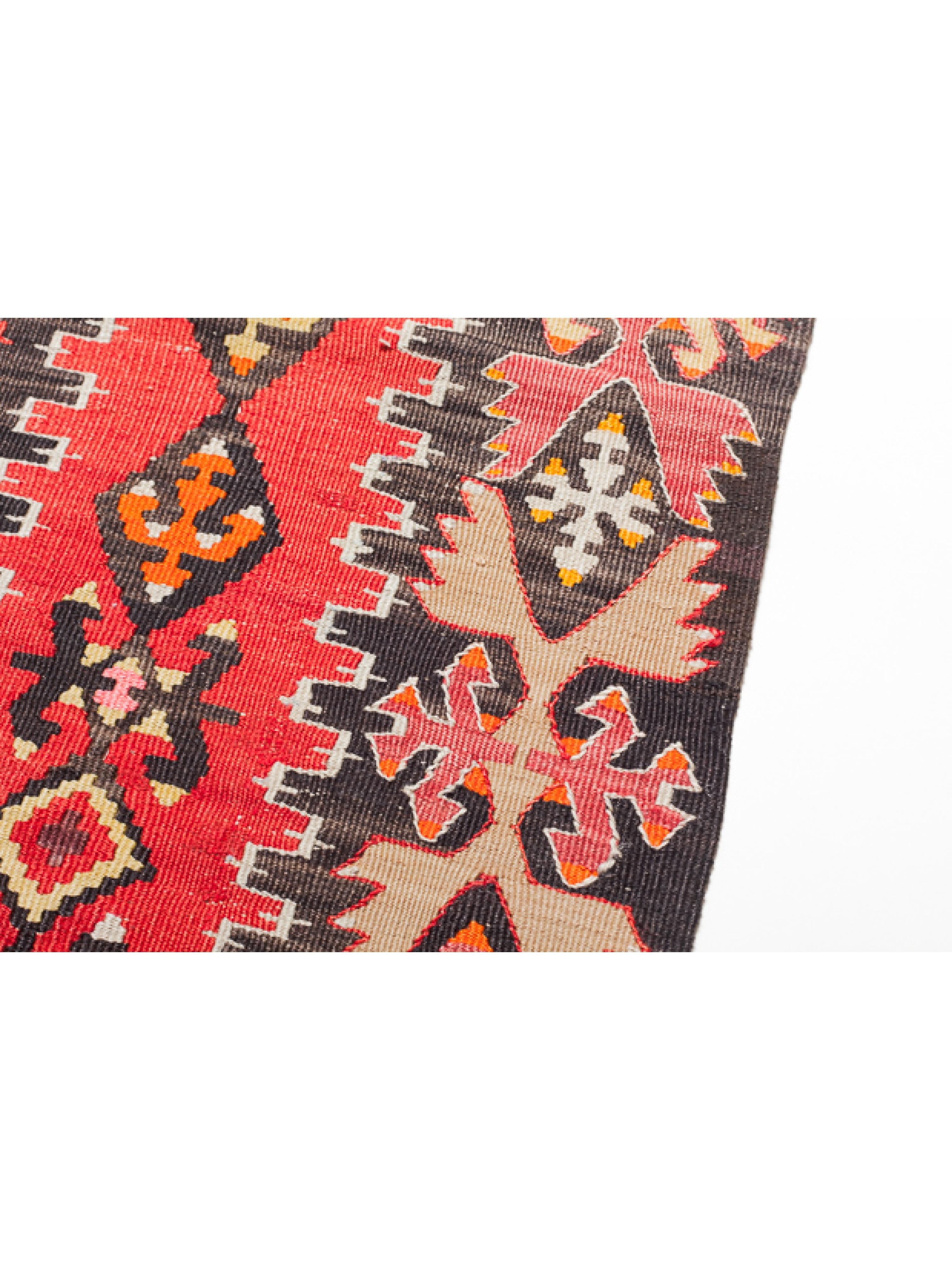This is a Central Anatolian Antique Kilim from the Hotamis, Konya region, with a rare and beautiful color composition.

This highly collectible antique kilim has wonderful special colors and textures that are typical of an old kilim in good