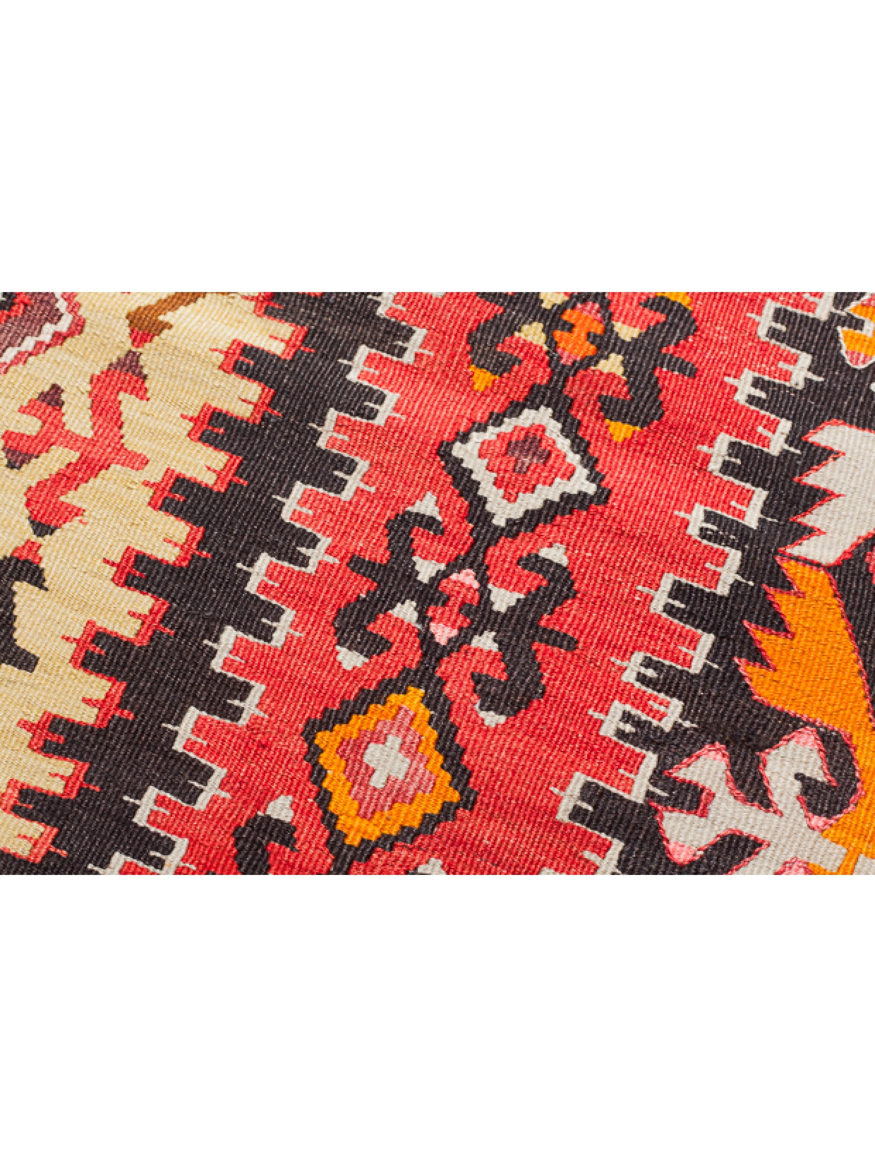 Antique Konya Hotamis Kilim Rug Wool Old Central Anatolian Turkish Carpet Tejido a mano en venta