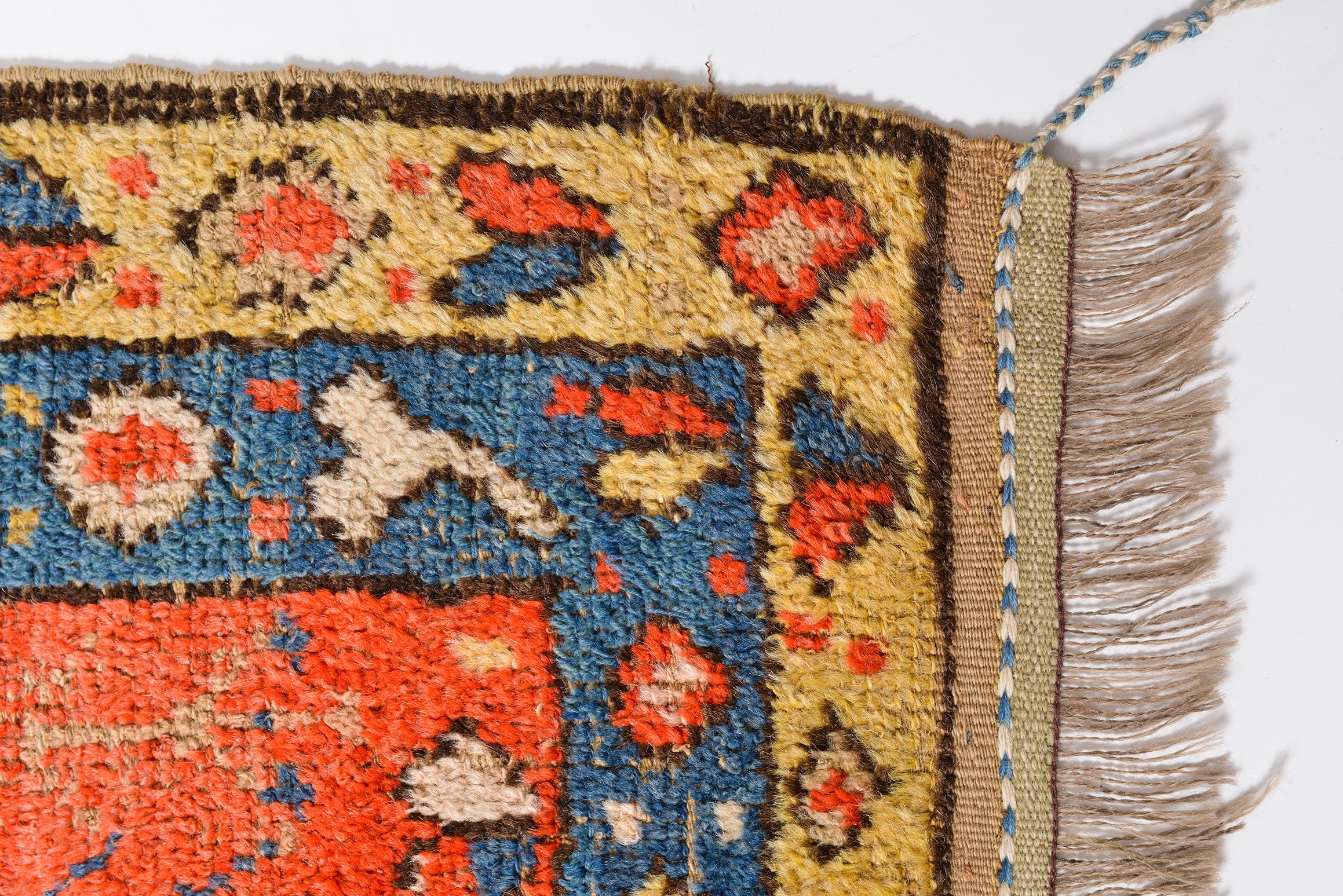 Wool  Konya Prayer Rare Antique Rug from 19th Century For Sale