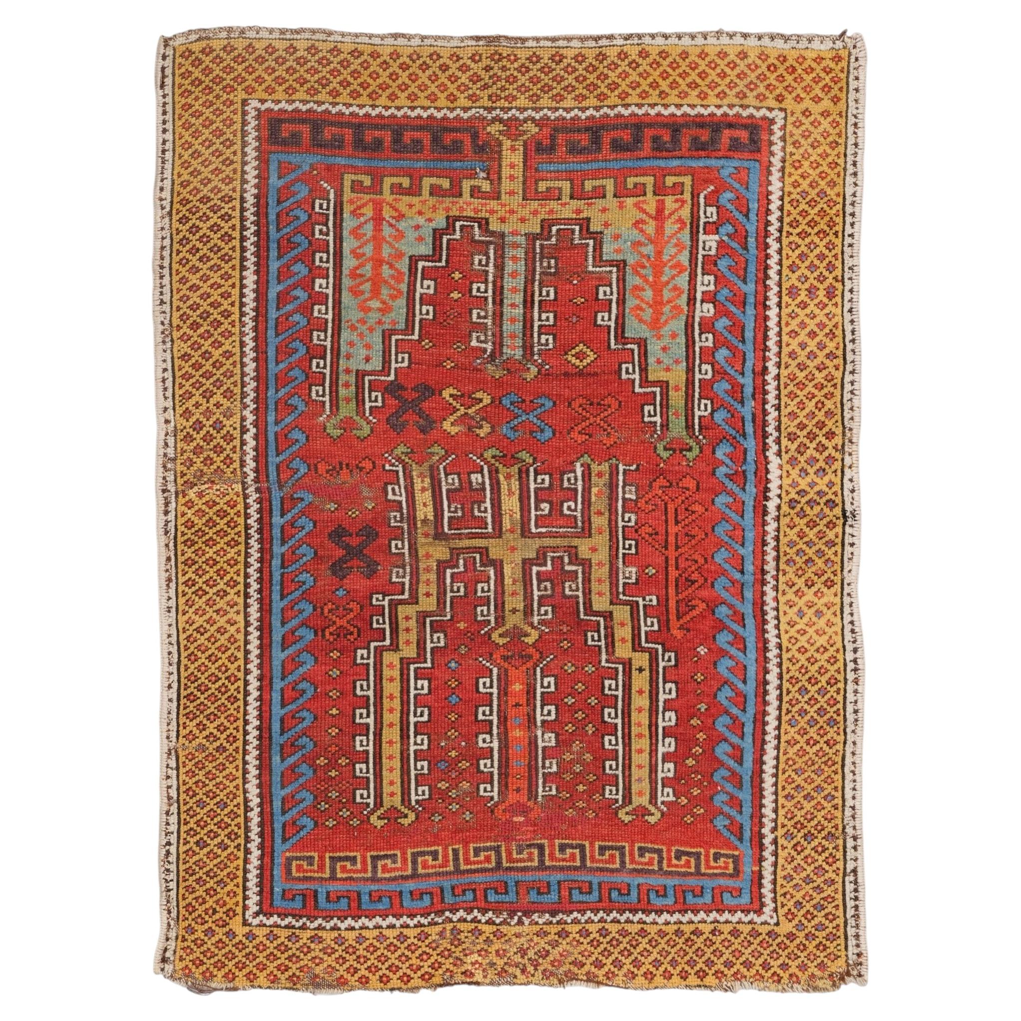Antique Konya Prayer Rug - Mid 19th Century