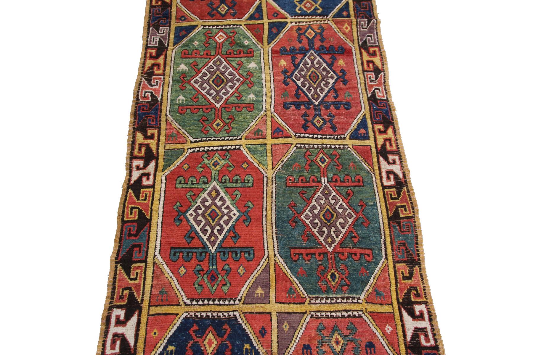 Antiker antiker türkischer Konya-Teppich, Sammler Konya-Läufer, 18. Jahrhundert im Angebot 1