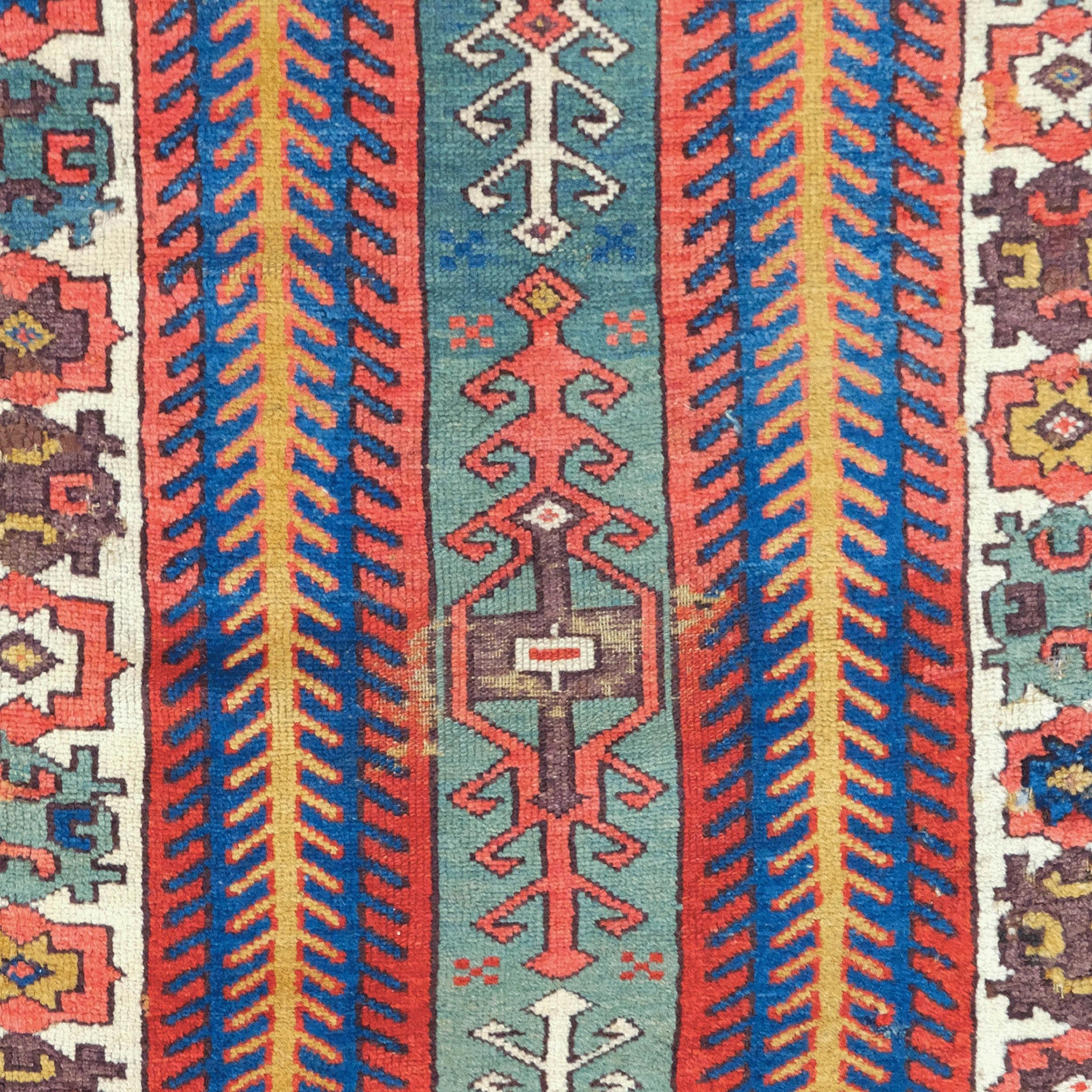 Turkish Antique Konya Rug - Early 19th Century Anatolian Konya Rug For Sale