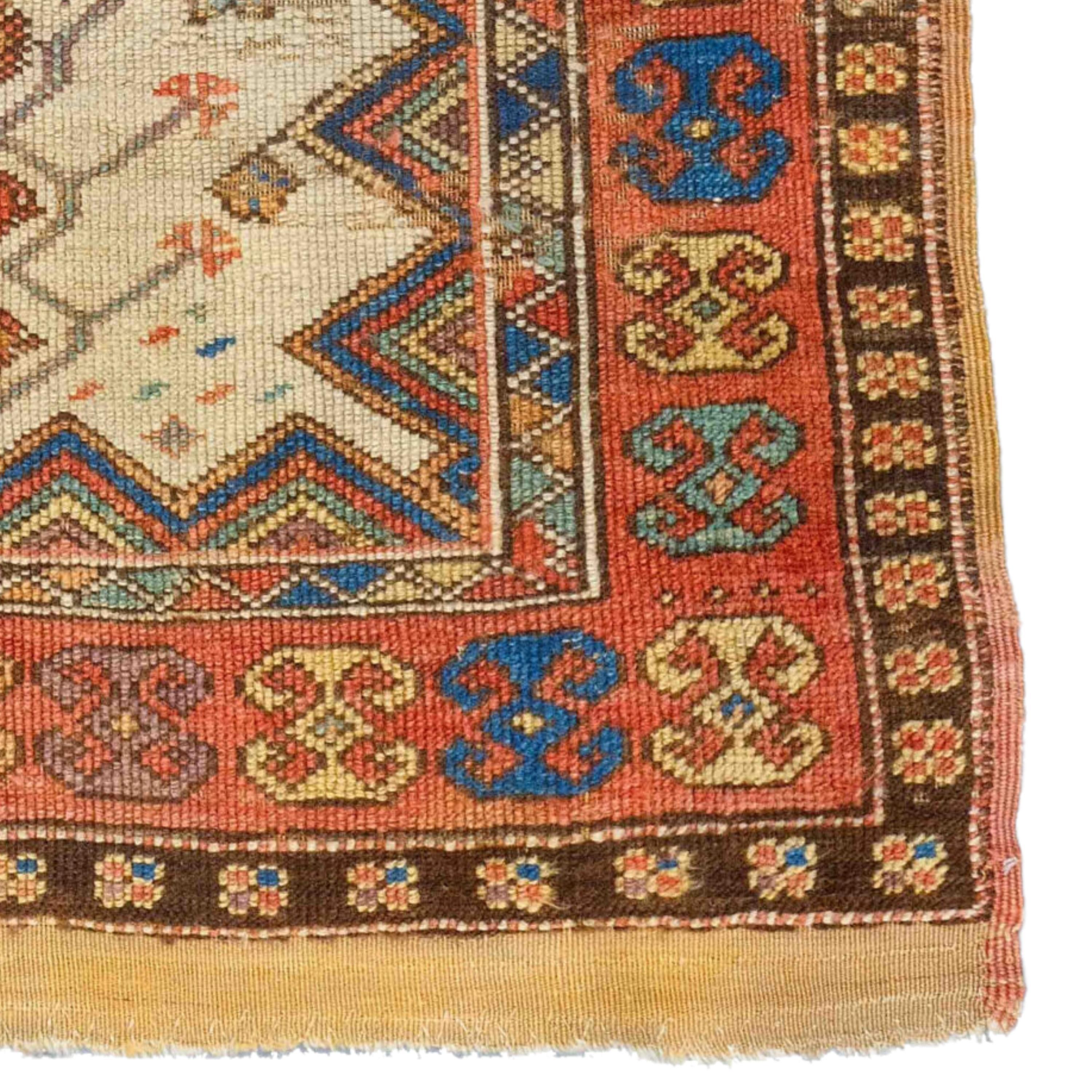 Wool Antique Konya Rug - Early 19th Century Central Anatolian Konya Prayer Rug For Sale
