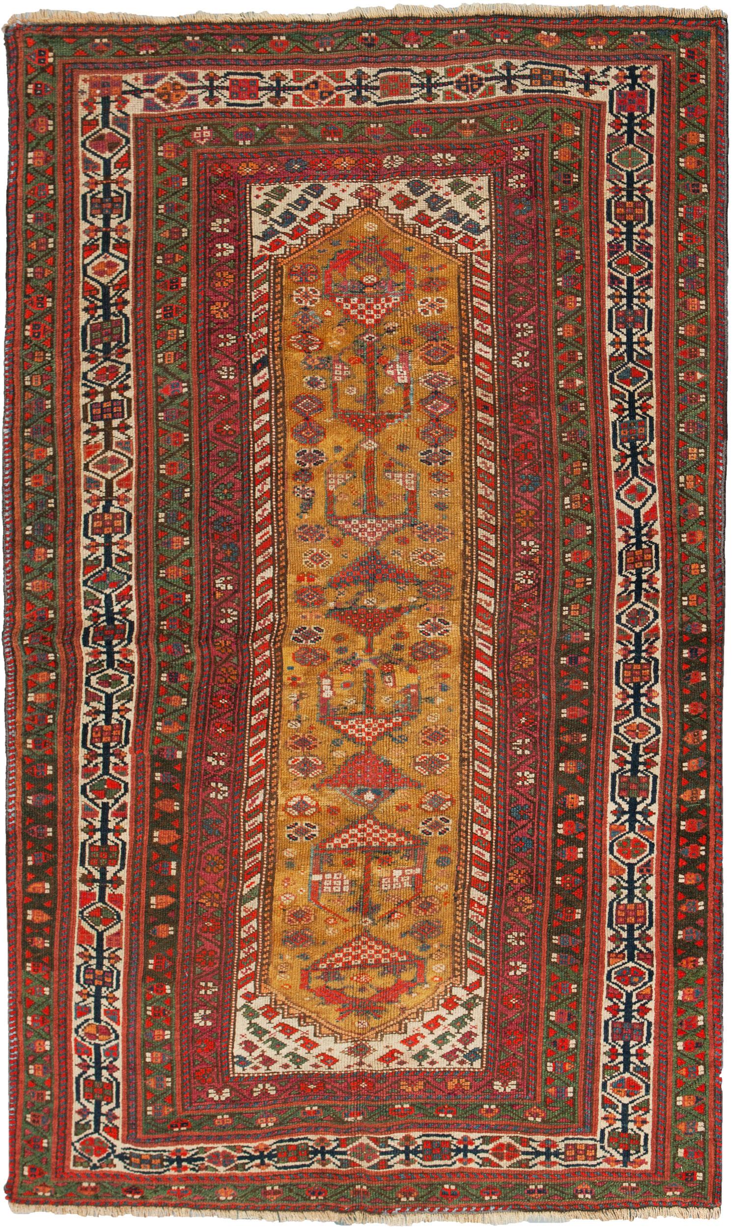 Tessuto Tappeto antico Kordi 205x135cm in vendita