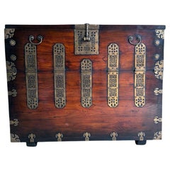 Antique Korean Bandaji Chest Gyeonggi Do Joseon Dynasty