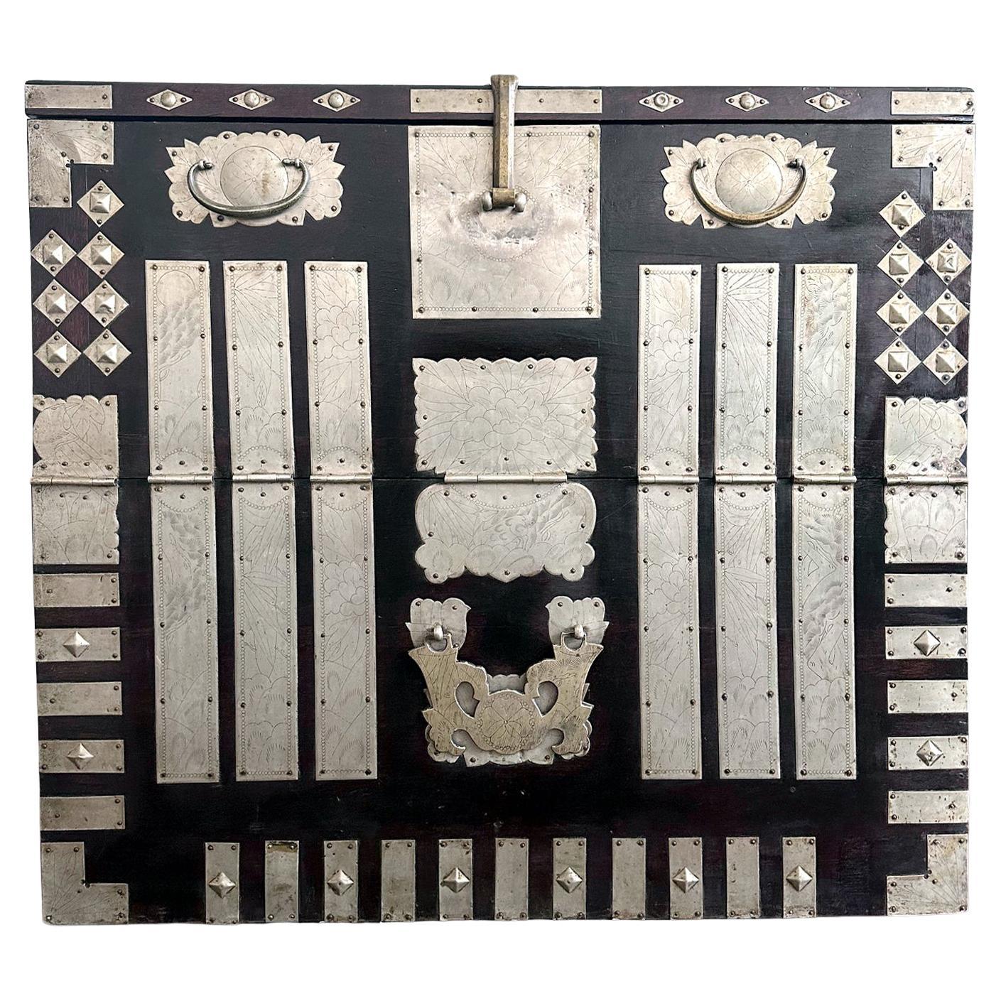 Coffre antique coréen Bandaji Pyongyang Dynasty Joseon