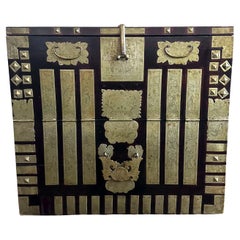 Antiguo Cofre Coreano Bandaji Pyongyang Dinastía Joseon
