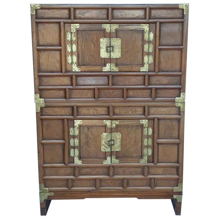Antique Korean Blanket Chest For Sale at 1stdibs