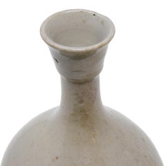 Antique Korean Blue & White Bottle Vase