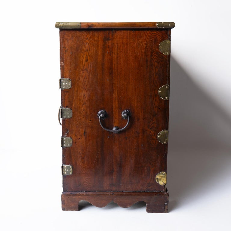 Burr Elm Cabinet From Korea - 19th Century Burr Elm Cabinet From Korea - 19th Century