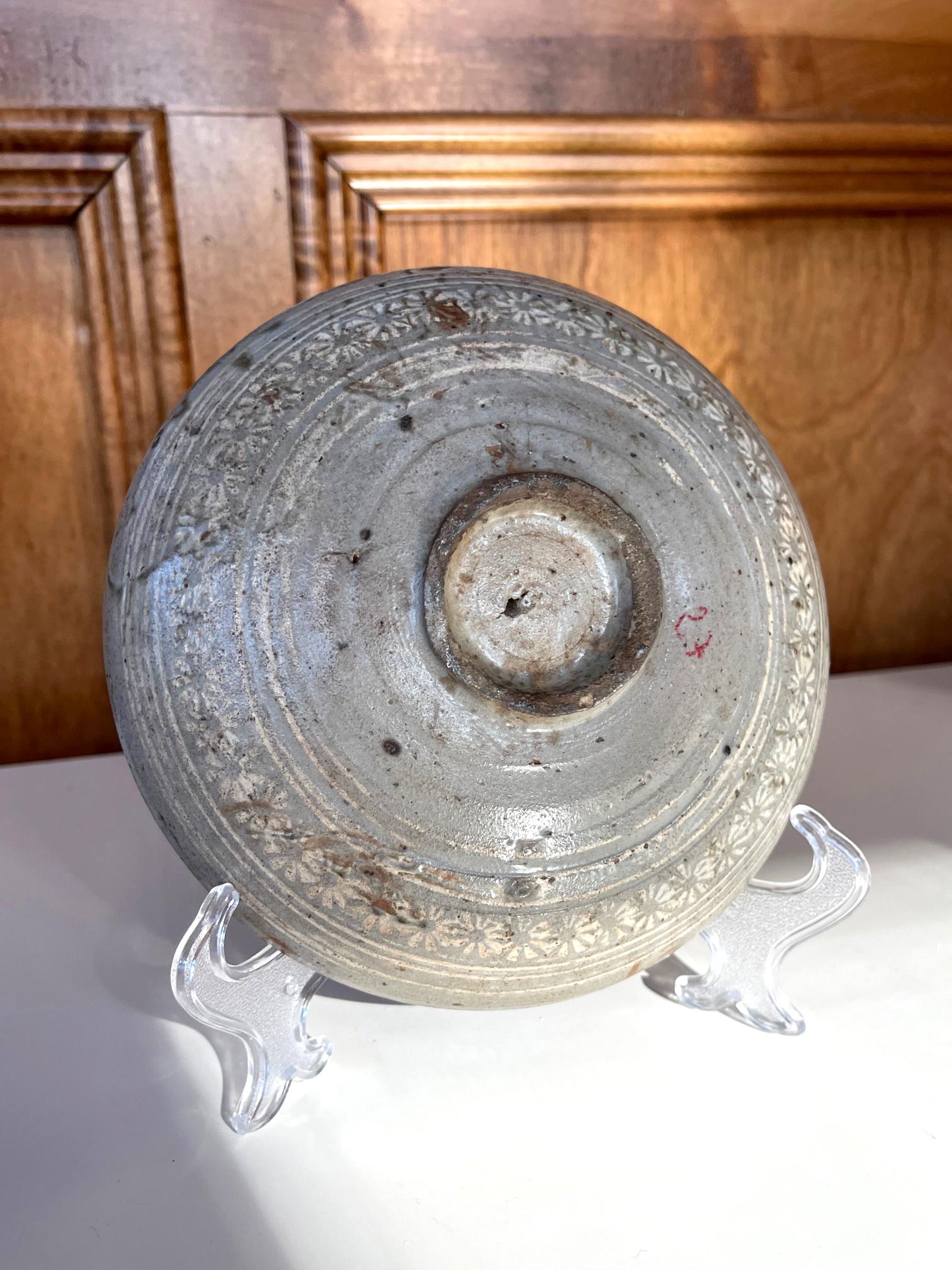 Antica ciotola Buncheong in ceramica coreana della dinastia Joseon in vendita 7