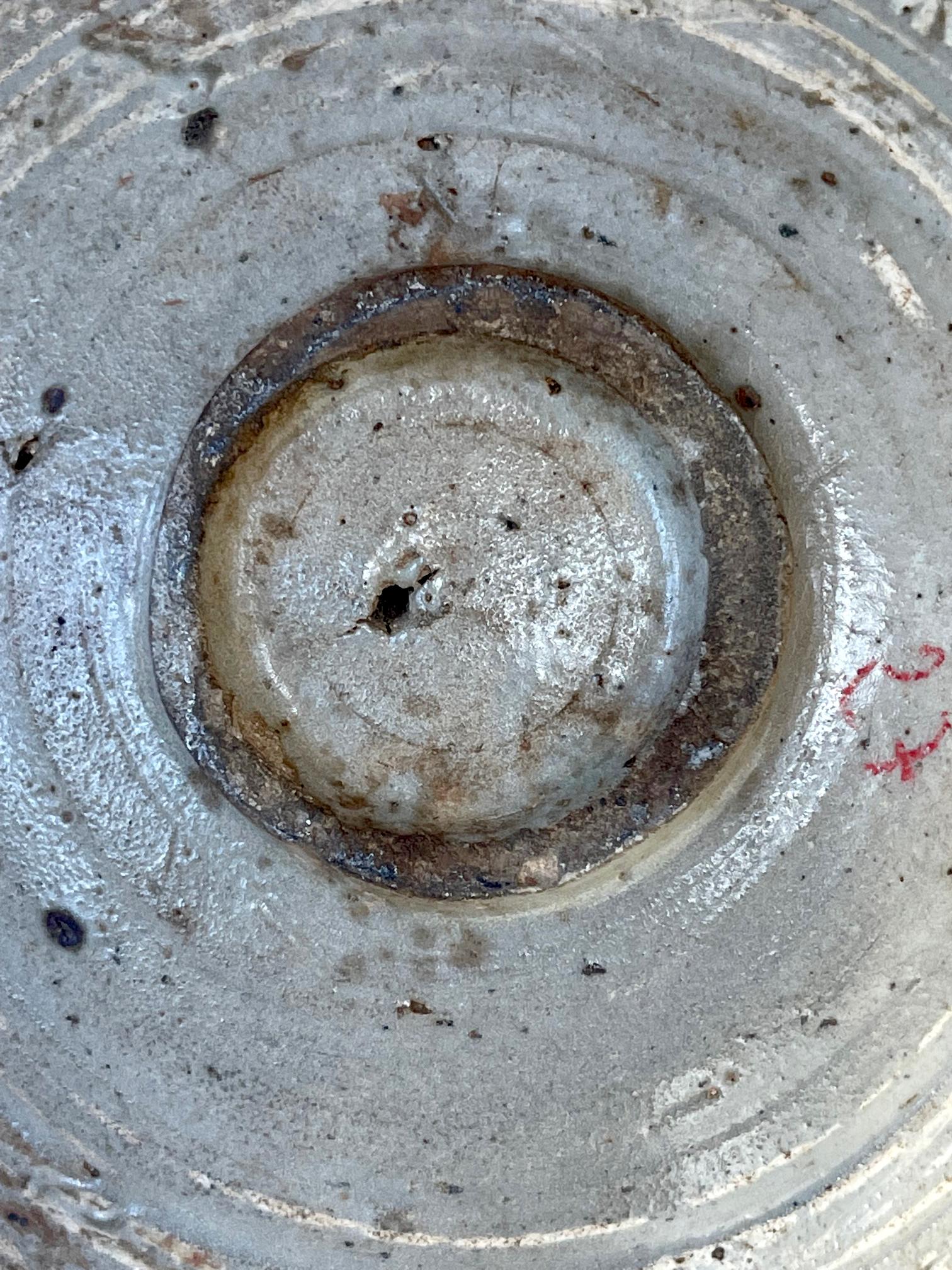 Antica ciotola Buncheong in ceramica coreana della dinastia Joseon in vendita 11